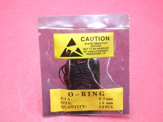 50 Uhren-Dichtungen Ø 16mm x 0,7mm 