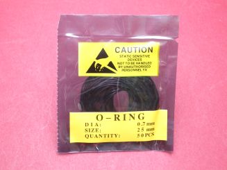 50 Uhren-Dichtungen Ø 25mm x 0,7mm 