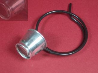 Uhrmacherlupe mit Kopfband im Aluminiumgehäuse 