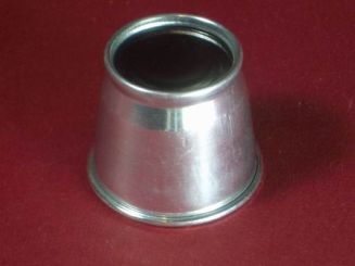 Uhrmacherlupe im Aluminiumgehäuse 27mm Durchmesser Stärke 3,5
