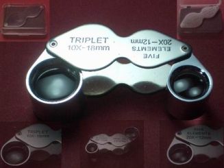 Doppelte Präzisions-Einschlaglupe 