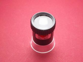 Kunststofflupe 6fache Vergrößerung mit transparentem Aufsatzring 