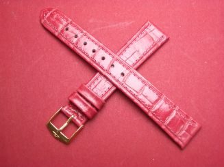 Leder-Armband 16mm Farbe: rot 