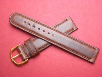 Leder-Armband 18mm Farbe: braun 