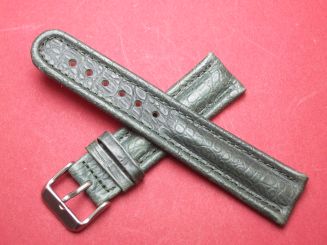 Leder-Armband 20mm grün 