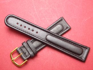 Leder-Armband 20mm Farbe: schwarz 