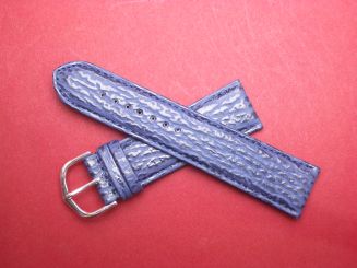 Leder-Armband 22mm Farbe: blau 