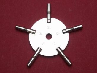 Sternschlüssel für Taschenuhren 2 - 4 - 6 - 8 - 10 