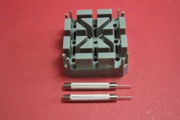 Band und Gehäusehalter-Set Werkzeug mit zwei unterschiedlichen Ausschlägern 