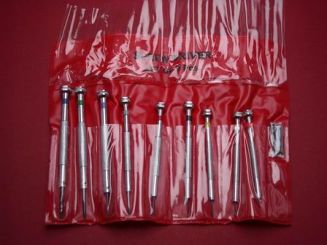 Uhrmacherschraubendreher-Set Werkzeug im Kunststoffrolletui 