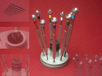 Uhrmacherschraubendreher-Set Werkzeug mit Tischständer 