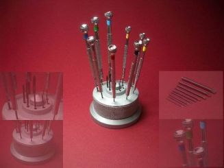 Uhrmacherschraubendreher-Set Werkzeug mit Drehständer 