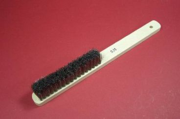 Sehr feine Reinigungsbürste mit Metallborsten Metallborstenstärke 0,15 