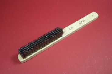 Sehr feine Reinigungsbürste mit Metallborsten Metallborstenstärke 0,10 