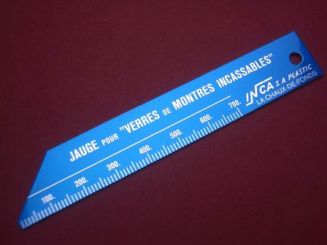 Werkzeug-Lehre zum messen von Uhrgläsern von 0mm bis 70mm 