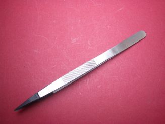 Pinzette (Kornzange) Werkzeug mit Kunststoffspitze 160mm 