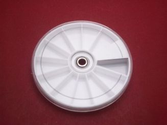 Kunststoff-Dose Ersatzteilbox 12 Fächer Ø ca.81mm 