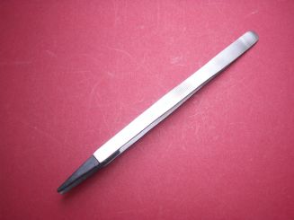 Pinzette (Kornzange) Werkzeug mit Kunststoffspitze 160mm 