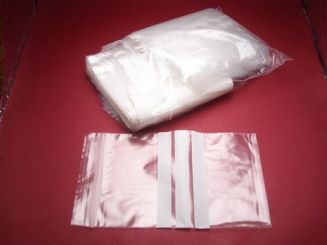 Druckverschlußbeutel 220mm X 310mm x 0,05mm 100 Stück mit Beschriftungsfeld 