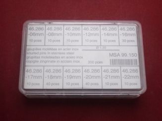 Rändel-Stift-Set Werkzeug 200tlg. Ø 1,2mm 