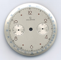 Chronographen-Zifferblatt Venus Kaliber: 175 Durchmesser: 35,00mm 