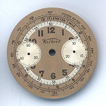 Landeron Chronographen-Zifferblatt Durchmesser: 31,00mm 