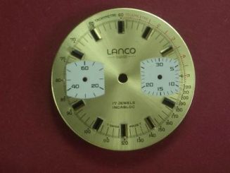 Chronographen-Zifferblatt Valjoux Kaliber: 7733 Durchmesser: 30,50mm 