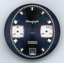 Chronographen-Zifferblatt Valjoux Kaliber: 7734 Durchmesser: 31,00mm 