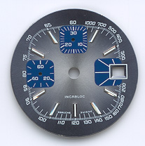 Chronographen-Zifferblatt Valjoux Kaliber: 7765 Durchmesser: 31,00mm 