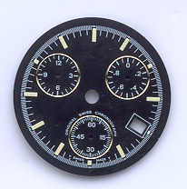 Chronographen-Zifferblatt ETA Quartz Kaliber: 251.251, 251.262, 251.272 