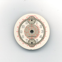 Chronographen-Zifferblatt Pierce Kaliber: 134 Durchmesser: 29,00mm 