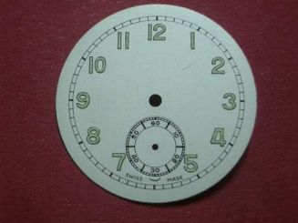 Herrenarmbanduhr-Zifferblatt passend für nachstehende Kaliber: 