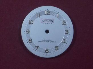 Herrenarmbanduhr-Zifferblatt AS Kaliber 1187 Durchmesser: 26,20mm 