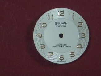 Herrenarmbanduhr-Zifferblatt AS Kaliber 1187 Durchmesser: 25,00mm 