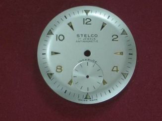 Herrenarmbanduhr-Zifferblatt passend für nachstehende Kaliber: 