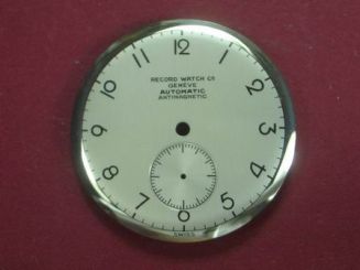 RECORD Herrenarmbanduhr-Zifferblatt Kaliber: 161 