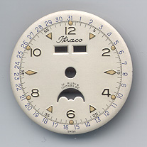 Herrenarmbanduhr-Zifferblatt ETA Kaliber: 1100 