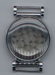 Herrenarmbanduhr-Gehäuse mit beweglichen Anstössen Chrom 