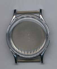 Herrenarmbanduhr-Gehäuse Chrom für 13 linige Werke 