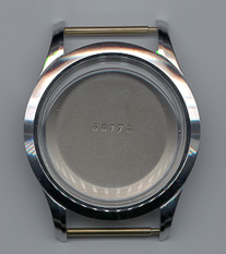 Herrenarmbanduhr-Gehäuse Chrom 