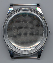 Herrenarmbanduhr-Gehäuse Chrom FOND ACIER INOXYDABLE 