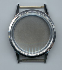 Herrenarmbanduhr-Gehäuse Chrom FOND ACIER INOXYDABLE 