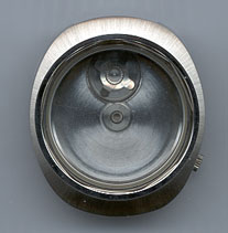 Herrenarmbanduhr-Gehäuse Chrom 