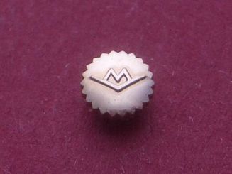 Movado Krone doublé rotgold nicht wasserdicht staubgeschützt 