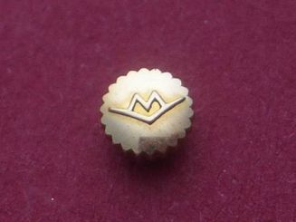 Movado Krone doublé rotgold nicht wasserdicht staubgeschützt 