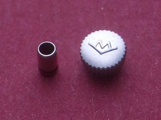 Movado Krone chrome wasserdicht mit 1,90mm Tubus 