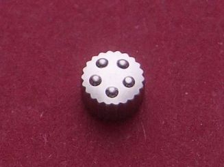 Eterna Krone in Stahl, wasserdicht Durchmesser: 4,52mm 