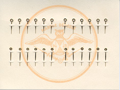 Herrenarmbanduhr-Zeiger gelb Blattform 
