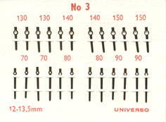 Herrenarmbanduhr-Zeiger gelb Blockform für 10,5-11,5 Zoll Uhrwerke 