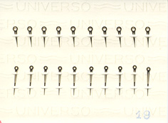 Herrenarmbanduhr-Zeiger gelb Lanzenform als Leuchtzeiger 